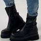 Bootie model "Grave Step" - black