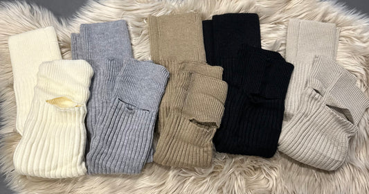 Strickstulpen Modell "Cozy Steps" - 5 Farben