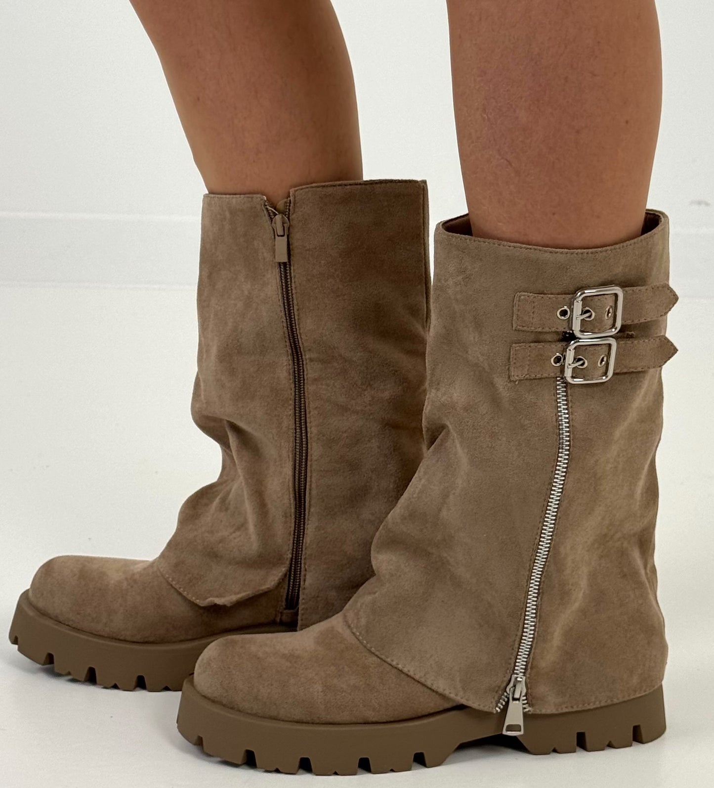 Bootie model "Ginger" - beige