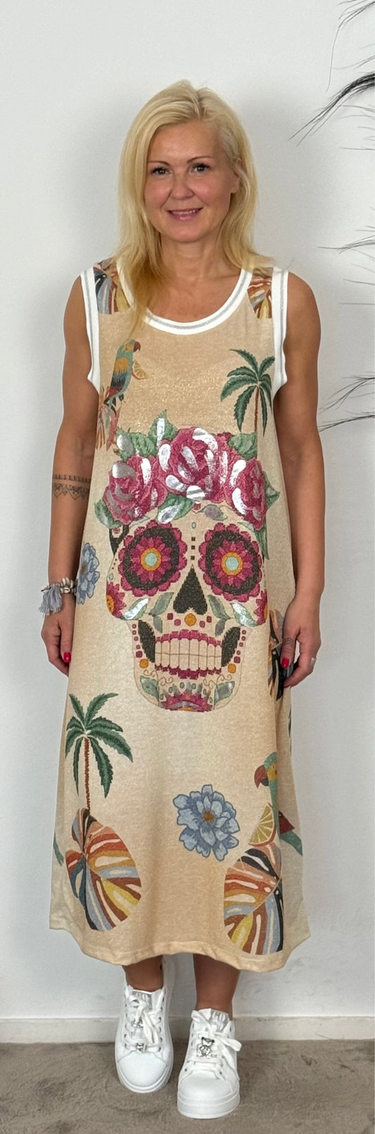 Kleid "Skull" - mehrfarbig