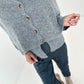 Cardigan model "Cozy Cape" - light grey
