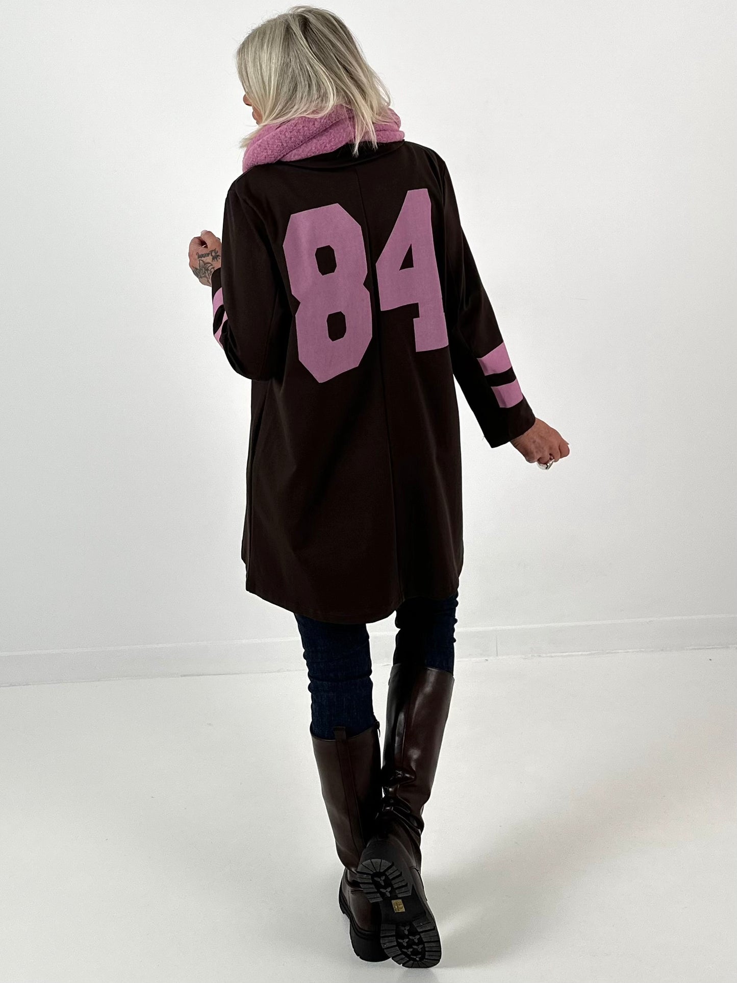 Jas model "Team 84" - mokka roze