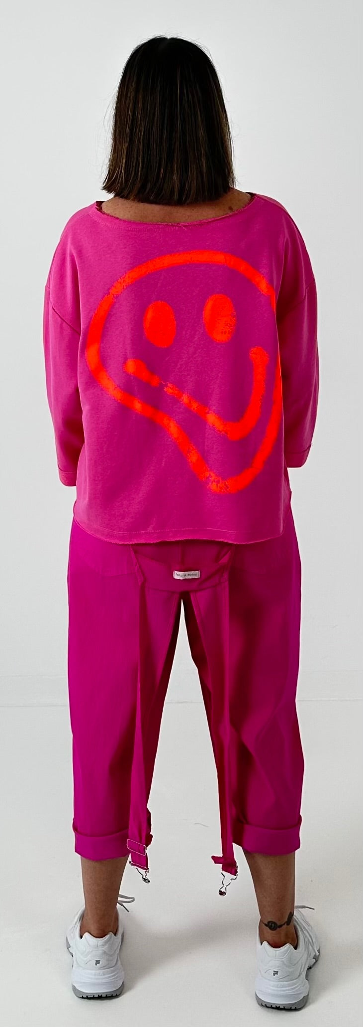Sweatshirt Modell "Smile" - pink