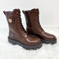 Bootie model "Bold Track" - brown