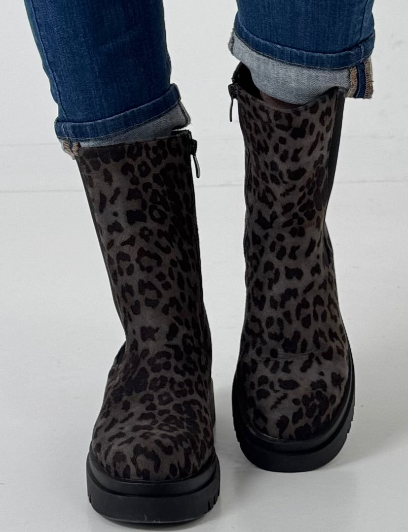 Leo Bootie Modell "Wild Step" anthrazit - leo
