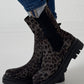 Leo Bootie Modell "Wild Step" anthrazit - leo
