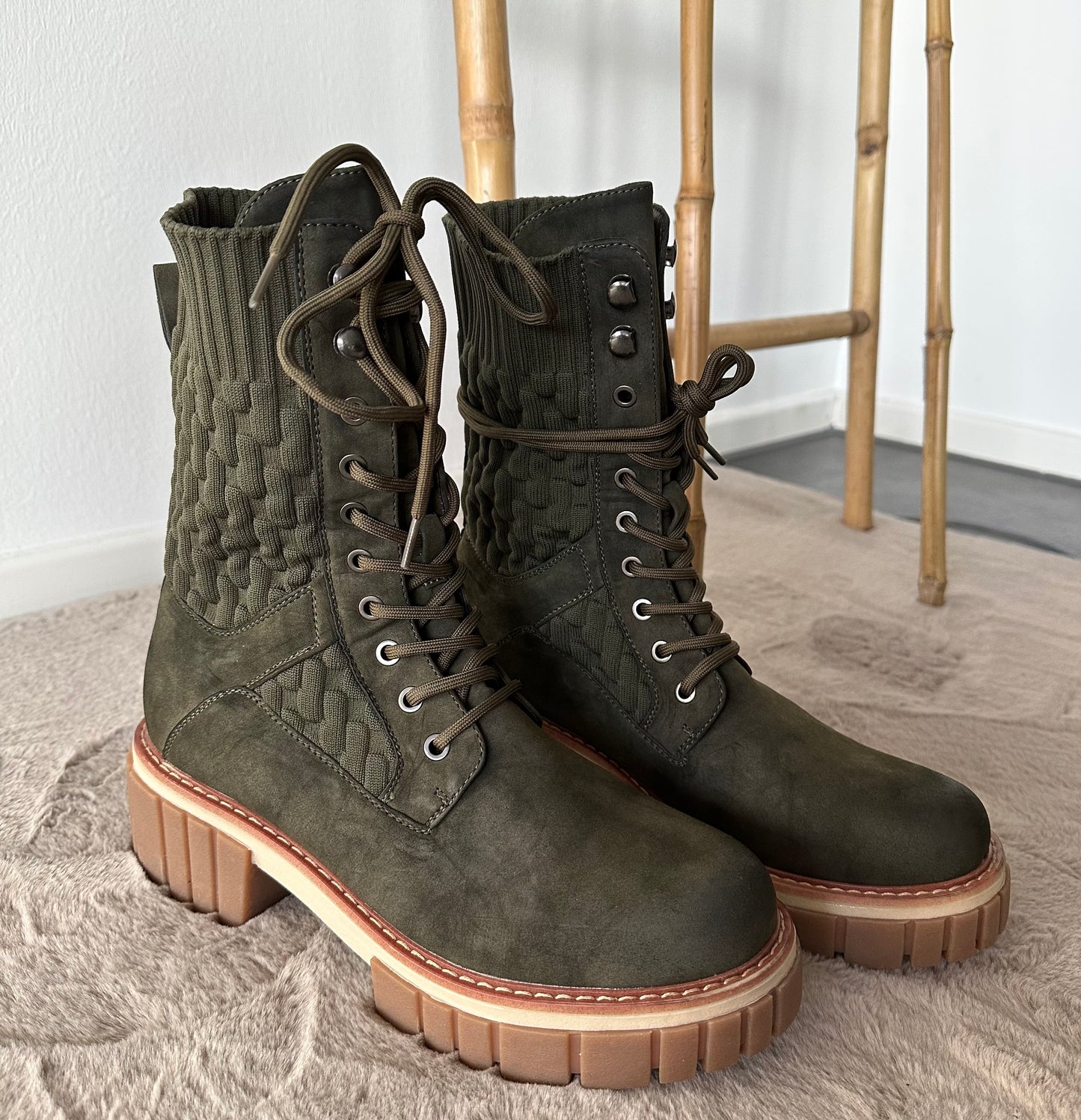 Bootie "Clarissa" - khaki