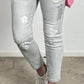 Jeans model name "Luna" - light grey