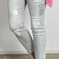 Jeans model name "Luna" - light grey