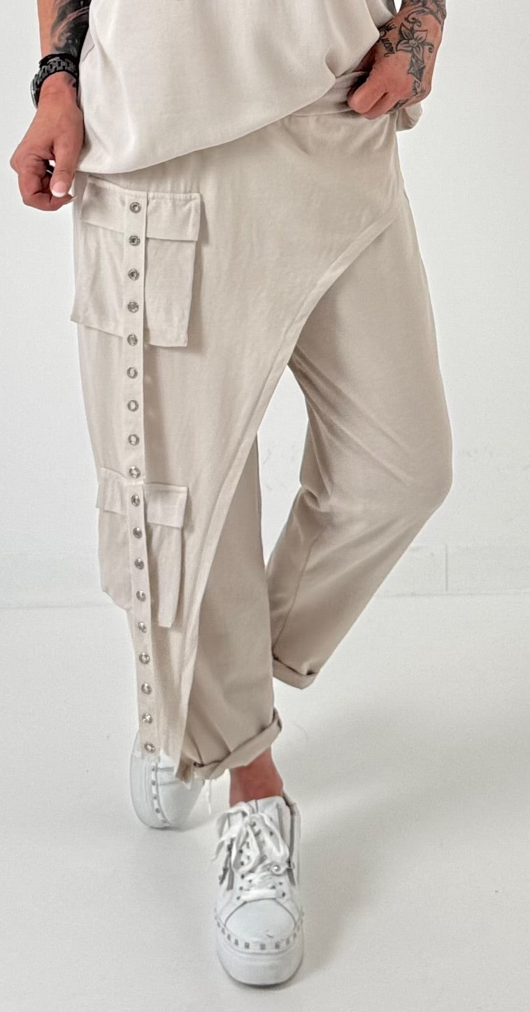 Hose Modell "Sideplay" - beige