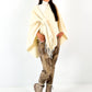Poncho/Throw model "The Poncho" - ecru