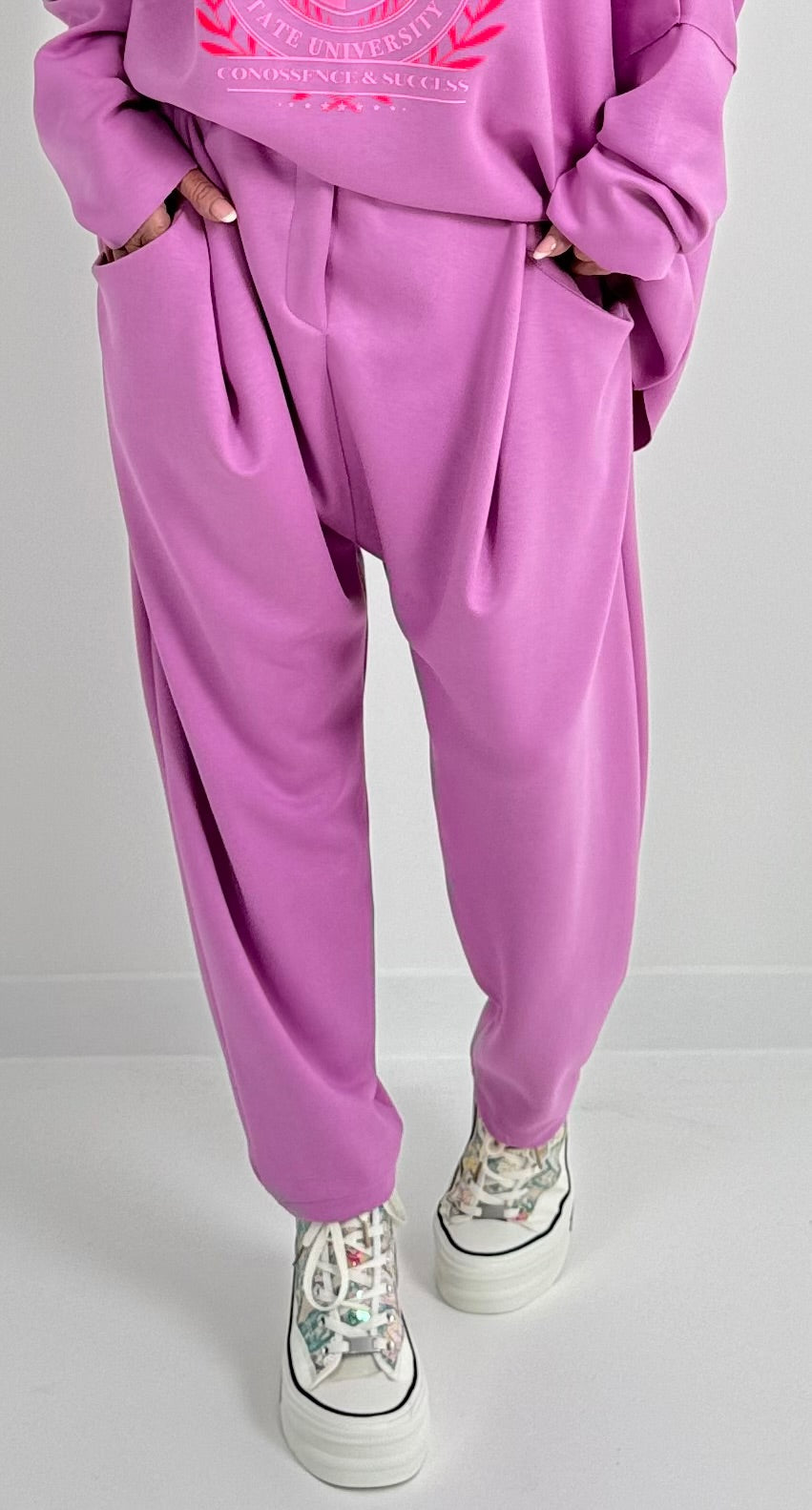 Baggy Hose Modell "Stay" - candy-rosa