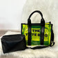 Bag in Bag Tasche "Whitney" - neon-gelb