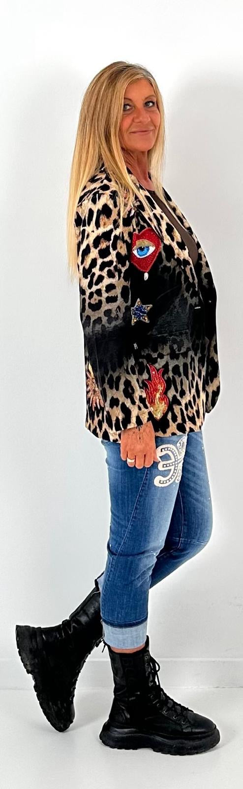 Blazer model "Beautiful Eye" - veelkleurig