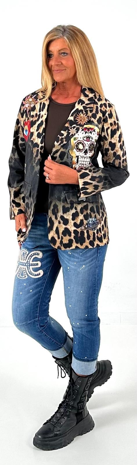 Blazer model "Beautiful Eye" - veelkleurig