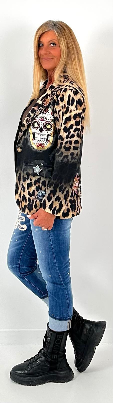 Blazer model "Beautiful Eye" - veelkleurig