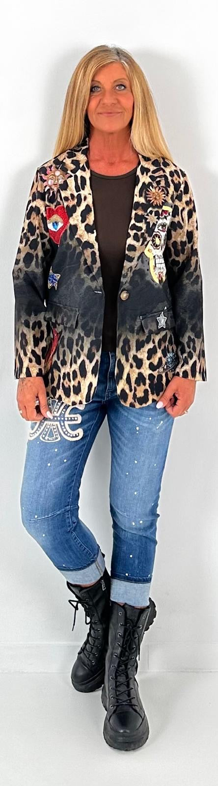 Blazer model "Beautiful Eye" - veelkleurig