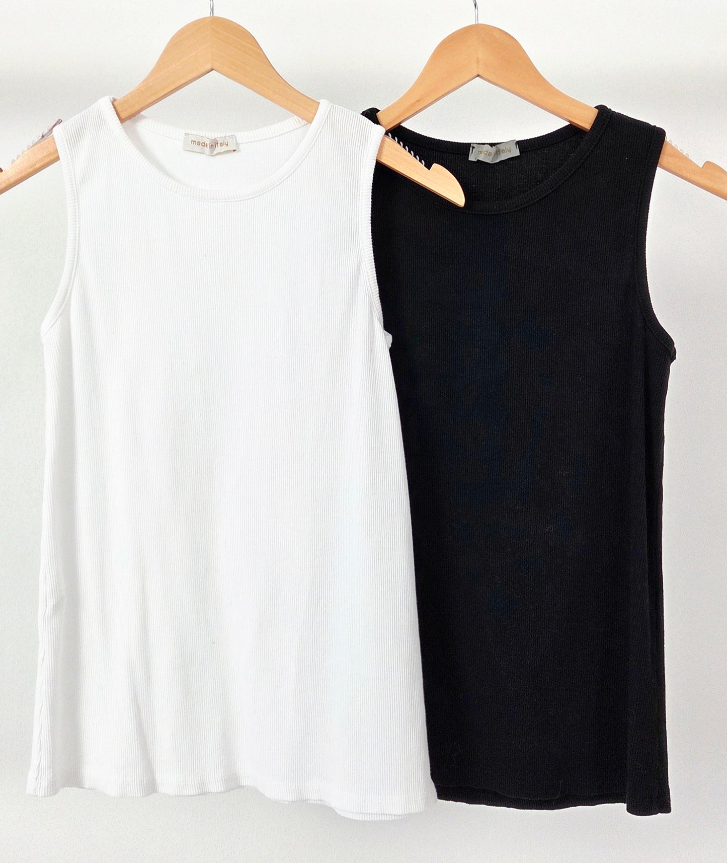 Ripp Tank Top Modell "Pure Line" - 2 Farben